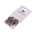 H.7001B -25; Holder; brown; Application: on round cable; 25pcs; with a nail; PAWBOL H.7001B -25; Holder; brown; Application: on round cable; 25pcs; with a nail; PAWBOL