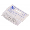 H.7002A -25; Holder; white; Application: on round cable; 25pcs; with a nail; PAWBOL H.7002A -25; Holder; white; Application: on round cable; 25pcs; with a nail; PAWBOL