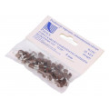 H.7003B -25; Holder; brown; Application: on round cable; 25pcs; with a nail; PAWBOL H.7003B -25; Holder; brown; Application: on round cable; 25pcs; with a nail; PAWBOL