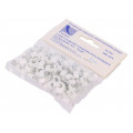 H.7004A -100; Holder; white; Application: on round cable; 100pcs; with a nail; PAWBOL H.7004A -100; Holder; white; Application: on round cable; 100pcs; with a nail; PAWBOL