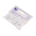 H.7004A -25; Holder; white; Application: on round cable; 25pcs; with a nail; PAWBOL H.7004A -25; Holder; white; Application: on round cable; 25pcs; with a nail; PAWBOL
