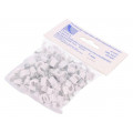 H.7005A -100; Holder; white; Application: on round cable; 100pcs; with a nail; PAWBOL H.7005A -100; Holder; white; Application: on round cable; 100pcs; with a nail; PAWBOL