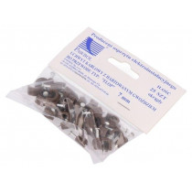 H.7005B -25; Holder; brown; Application: on round cable; 25pcs; with a nail; PAWBOL