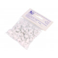 H.7007A -100; Holder; white; Application: on round cable; 100pcs; with a nail; PAWBOL H.7007A -100; Holder; white; Application: on round cable; 100pcs; with a nail; PAWBOL