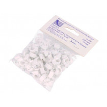 H.7007A -100; Holder; white; Application: on round cable; 100pcs; with a nail; PAWBOL