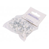 H.7015A -100; Holder; white; Application: OMYp 2x0,5,for flat cable; 100pcs.; PAWBOL
