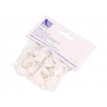 H.7017A -25; Holder; white; Application: on round cable; 25pcs; with a nail; PAWBOL