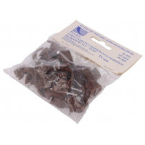 H.7017B -25; Holder; brown; Application: on round cable; 25pcs; with a nail; PAWBOL H.7017B -25; Holder; brown; Application: on round cable; 25pcs; with a nail; PAWBOL