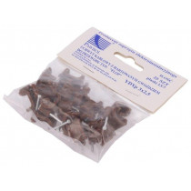 H.7018B -25; Holder; brown; Application: YDYp 3x2,5,for flat cable; 25pcs.; PAWBOL