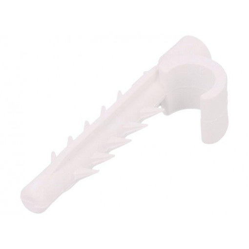 H.7200; Holder; white; Ømount.hole: 8mm; L: 36mm; PAWBOL