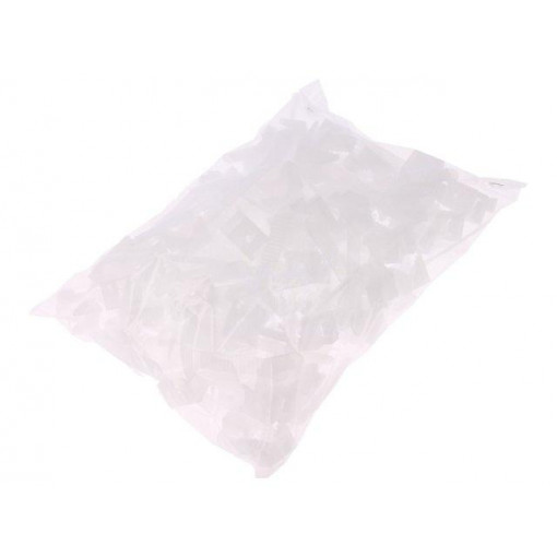 H.7202; Cable strap clip; white; L: 65mm; 100pcs; Man.series: UP-22; Ø: 22mm; PAWBOL