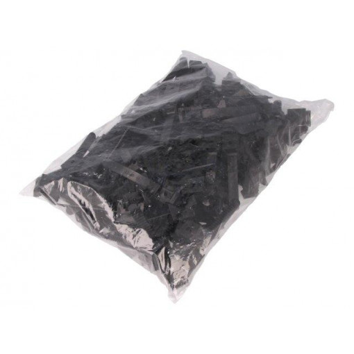 H.7202C; Cable strap clip; black; L: 65mm; 100pcs; Man.series: UP-22; Ø: 22mm; PAWBOL
