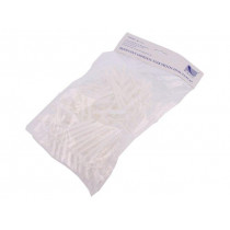 H.7206; Holder; white; Ømount.hole: 6mm; L: 75mm; 50pcs; Man.series: UM 6; PAWBOL