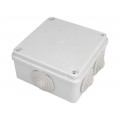 S-BOX 106; Enclosure: junction box; X: 100mm; Y: 100mm; Z: 50mm; IP65; grey; PAWBOL S-BOX 106; Enclosure: junction box; X: 100mm; Y: 100mm; Z: 50mm; IP65; grey; PAWBOL