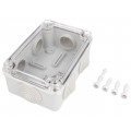 S-BOX 206-P; Enclosure: junction box; X: 80mm; Y: 120mm; Z: 50mm; IP65; grey; PAWBOL S-BOX 206-P; Enclosure: junction box; X: 80mm; Y: 120mm; Z: 50mm; IP65; grey; PAWBOL
