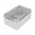 S-BOX 216-P; Enclosure: multipurpose; X: 80mm; Y: 120mm; Z: 50mm; grey; IP65; PAWBOL
