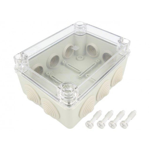 S-BOX 306-P; Enclosure: junction box; X: 110mm; Y: 150mm; Z: 70mm; IP65; grey; PAWBOL