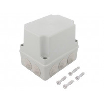 S-BOX 306H; Enclosure: junction box; X: 110mm; Y: 150mm; Z: 140mm; IP65; grey; PAWBOL