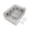 S-BOX 406-P; Enclosure: junction box; X: 140mm; Y: 190mm; Z: 70mm; IP65; grey; PAWBOL S-BOX 406-P; Enclosure: junction box; X: 140mm; Y: 190mm; Z: 70mm; IP65; grey; PAWBOL