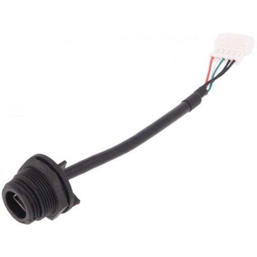 PX0446; Socket; USB B mini; USB B mini socket; Mini USB Buccaneer; PIN: 5; BULGIN