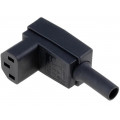PX0588; Connector: AC supply; plug; female; 10A; 250VAC; IEC 60320; C13 (F); BULGIN