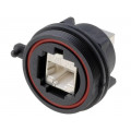 PX0833; Coupler; Buccaneer Ethernet; PIN: 8; Contacts: phosphor bronze; BULGIN PX0833; Coupler; Buccaneer Ethernet; PIN: 8; Contacts: phosphor bronze; BULGIN