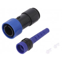 PXF4050; Connector: fiber optic; plug; PIN: 1; bayonet,internal bayonet; BULGIN