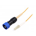 PXF4050BAC; Connector: fiber optic; patchcord; PIN: 1; bayonet; Buccaneer 4000; BULGIN