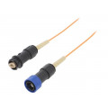 PXF4055BAB; Connector: fiber optic; patchcord; PIN: 1; bayonet; Buccaneer 4000; BULGIN