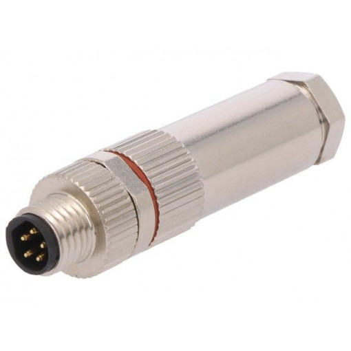 PXMBNI08FIM05BSC; Connector: M8; male; PIN: 5; for cable; plug; 1.5A; IP67; 30V; BULGIN