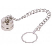 PXMBNI12CAF; Protection cover; for female M12 connectors; IP67; metal; BULGIN