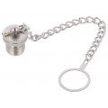 PXMBNI12CAM; Protection cover; for female M12 connectors; IP67; metal; BULGIN PXMBNI12CAM; Protection cover; for female M12 connectors; IP67; metal; BULGIN