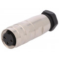 PXMBNI16FBF03ASC; Connector: M16; plug; female; soldering; for cable; PIN: 3; 7A; 250V; BULGIN