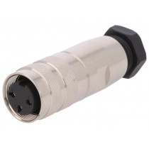 PXMBNI16FBF03ASC; Connector: M16; plug; female; soldering; for cable; PIN: 3; 7A; 250V; BULGIN