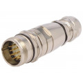 PXMBNI23FIM12ASC; Connector: M23; plug; PIN: 12; male; soldering; for cable; straight; BULGIN