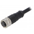 PXPPVC12FBF03ACL010PVC; Plug; M12; PIN: 3; female; A code-DeviceNet / CANopen; IP67; 250V; BULGIN