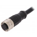 PXPPVC12FBF08ACL010PVC; Plug; M12; PIN: 8; female; A code-DeviceNet / CANopen; IP67; 30V; 2A; BULGIN