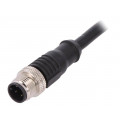 PXPPVC12FIM04ACL010PVC; Plug; M12; PIN: 4; male; A code-DeviceNet / CANopen; IP67; 250V; 4A; BULGIN
