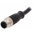 PXPPVC12FIM05ACL010PVC; Plug; M12; PIN: 5; male; A code-DeviceNet / CANopen; IP67; 60V; 4A; BULGIN
