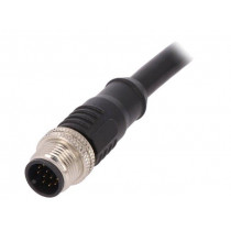 PXPPVC12FIM12ACL010PVC; Plug; M12; PIN: 12; male; A code-DeviceNet / CANopen; IP67; 30V; BULGIN
