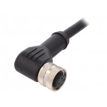 PXPPVC12RAF03ACL010PVC; Plug; M12; PIN: 3; female; A code-DeviceNet / CANopen; IP67; 250V; BULGIN