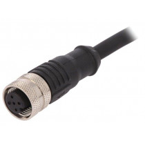 PXPTPU12FBF05ACL010PUR; Plug; M12; PIN: 5; female; A code-DeviceNet / CANopen; IP67; 60V; 4A; BULGIN