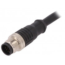 PXPTPU12FIM12ACL010PUR; Plug; M12; PIN: 12; male; A code-DeviceNet / CANopen; IP67; 30V; BULGIN