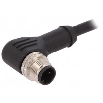 PXPTPU12RAM03ACL010PUR; Plug; M12; PIN: 3; male; A code-DeviceNet / CANopen; IP67; 250V; 4A; BULGIN