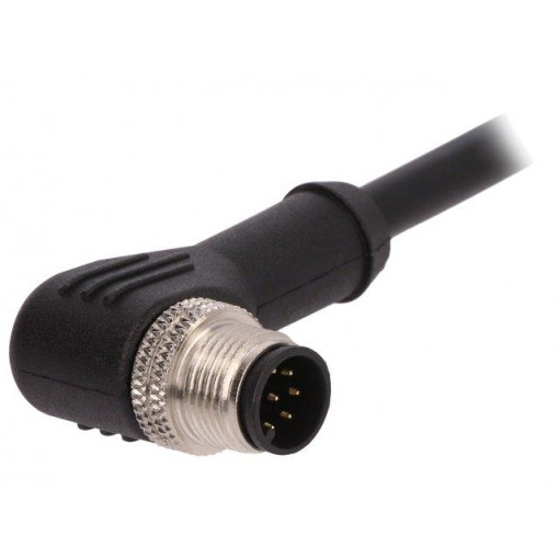 PXPTPU12RAM08ACL010PUR; Plug; M12; PIN: 8; male; A code-DeviceNet / CANopen; IP67; 30V; 2A; BULGIN