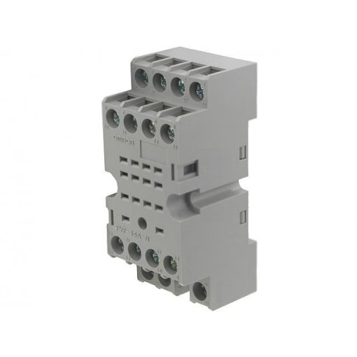 PYF14A-N; Socket; PIN: 14; 10A; 250VAC; Application: H3YN-2,H3YN-4,MY4,MY4N; OMRON