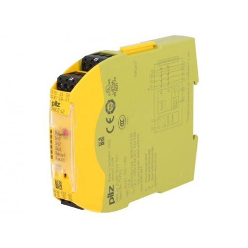 750102; Module: safety relay; Series: PNOZ s2; IN: 2; OUT: 5; Mounting: DIN; PILZ