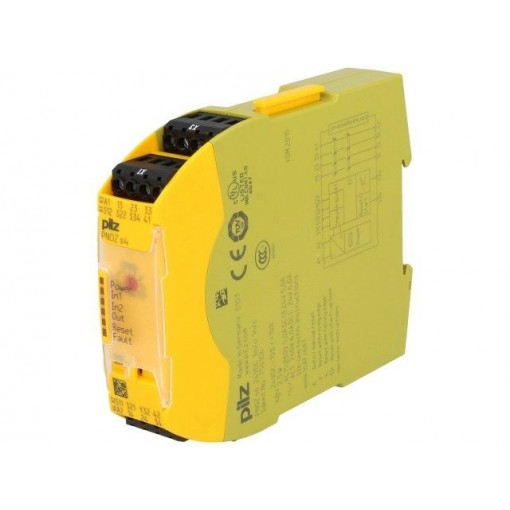 750104; Module: safety relay; Series: PNOZ s4; IN: 3; OUT: 5; Mounting: DIN; PILZ