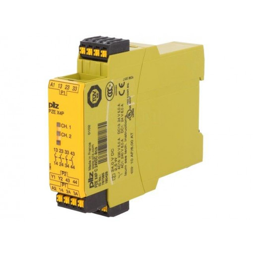 787585; Module: extension; Series: PZE X4P C; IN: 1; OUT: 4; Mounting: DIN; PILZ