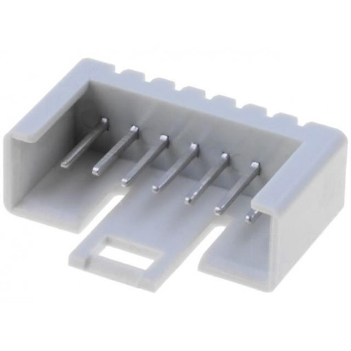 PZ1307; Socket; IDC; male; PIN: 7; straight; THT; tinned; 2.54mm; Layout: 1x7; TOMIC